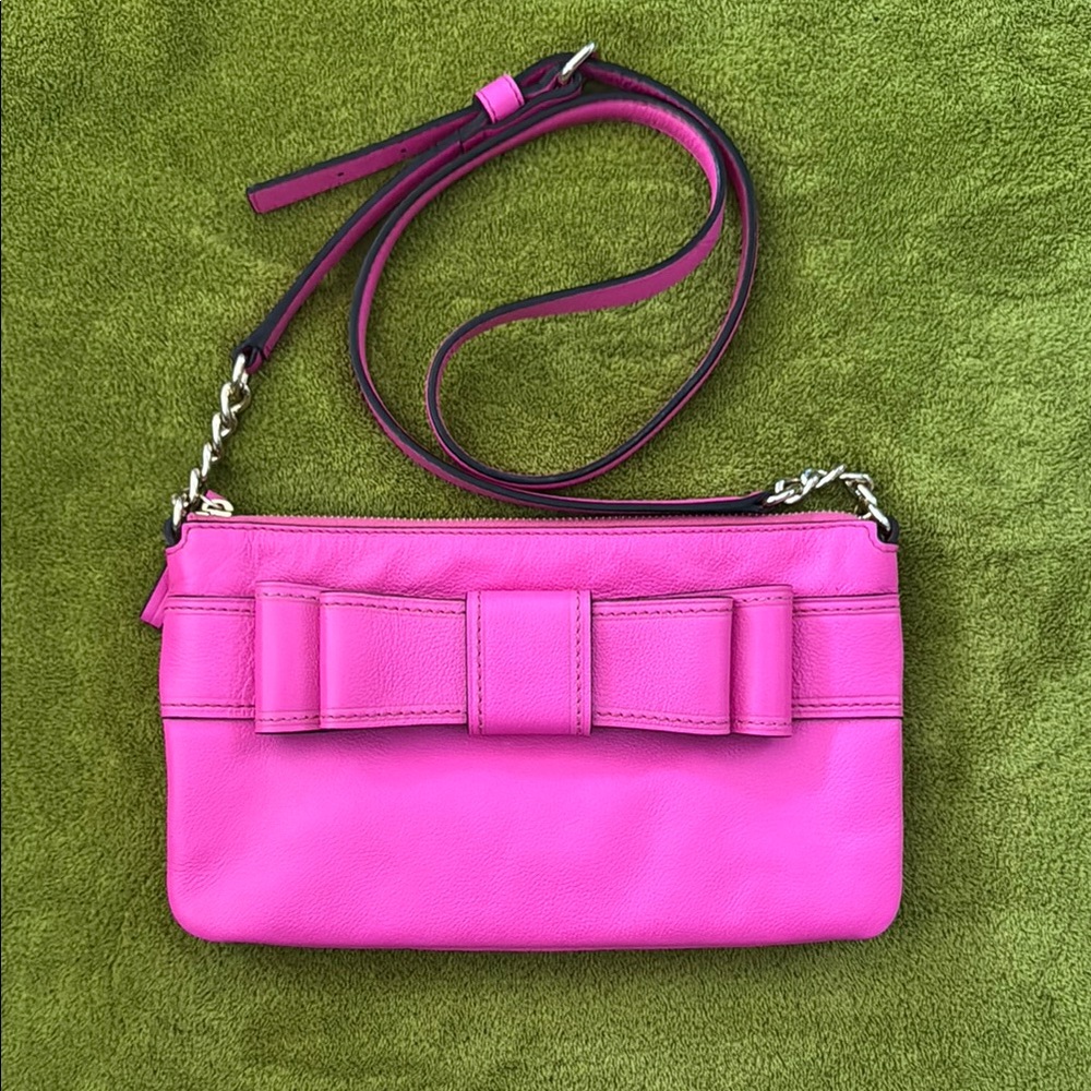 Kate Spade Pink Bow Crossbody Bag